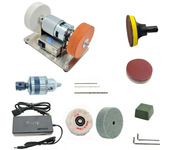 Lijadora de banda eléctrica mini de 100 W Amoladora de banda Afilador eléctrico de cuchillos 7 velocidades ajustables pa