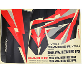 Volantex Saber 920 756-2 Repuesto de Avión RC Parte Calcomanía