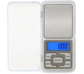 Báscula de cocina electrónica portátil de bolsillo, báscula digital de bolsillo, capacidad de 500 g, alta precisión con