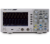 Osciloscopio digital OWON SDS1202 con una capacidad de ancho de banda de 200 MHz, tasa de muestreo de 1 GS/s, pantalla L