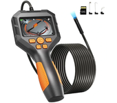 Cámara de inspección con luz, boroscopio industrial digital, endoscopio de video, cámara de alcance, pantalla IPS de 2.8