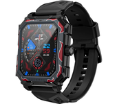 Reloj Inteligente a prueba de agua 5ATM, LOKMAT OCEANO MAX de pantalla HD de 1.96 pulgadas con llamadas Bluetooth, contr