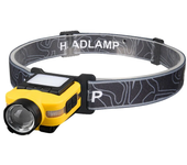 Linterna frontal LED COB+ con clip para gorra,recargable por USB,con batería incorporada,ideal para pesca y camping