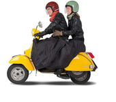 Cubierta protectora de piernas de invierno para motocicleta 420D Scooter eléctrico Moto protectora urbana para scooter F