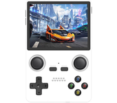 POWKIDDY X35S 16+128G, consola de juegos portátil con pantalla IPS de 3.5 pulgadas, sistema Linux, 8000 juegos integrado
