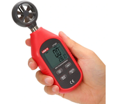 Medidor de velocidad del viento digital miniatura de bolsillo UNI-T UT363 Anemómetro de bolsillo Probador de temperatura