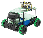 Yahboom ROSMASTER X3 ROS2 Robot de Coche Inteligente con Rueda Mecanum Kit de Aprendizaje Electrónico para Raspberry Pi