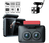 Cámara de automóvil Dash Cam HD 1080P con lente de 2/3 pulgadas y visión nocturna, grabación de video mejoada, grabadoa