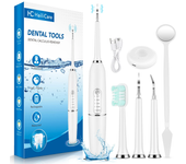Escalador portátil de cálculo dental sónico impermeable IPX7 para remover la placa y manchas