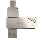 Unidad flash Netac US12 Tipo-C y USB3.2 256G 128G 64G Pendrive de alta velocidad Disco móvil USB para PC Computadora Por