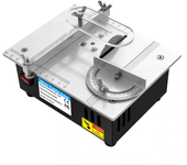 Mini sierra de mesa multifuncional eléctrica de 96W 24V con hoja de 63mm y 7 velocidades ajustables, máquina cortadora d