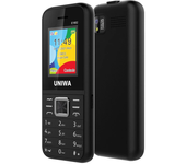 UNIWA E1802 Mini 2G GSM de 1.77 pulgadas Doble SIM Doble espera 1800mAh FM Botones grandes Volumen alto Teléfono móvil