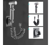 Pistola de alta presión para bidet de inodoro, chorro de agua, rociador de bidet portátil, ducha higiénica para la limpi