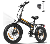 [EU DIRECTO] COLOR BK10 Bicicleta eléctrica 36V 12Ah Batería 250W Motor Neumáticos de 20 pulgadas 35-90KM Máxima autonom