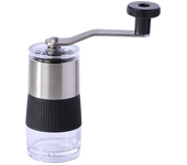 Molino de café manual portátil de acero inoxidable 304 con ajuste de grosor y finura, máquina de molido de granos de man