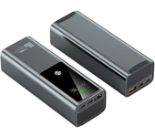 HT-K81 100W 20000mAh Banco de Energía con Pantalla Digital,Batería Externa,Fuente de Alimentación con 2 Entradas y 3 Sal