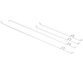 Set de varillas de empuje de repuesto para avión RC VolantexRC Mini F4U con una envergadura de 400 mm