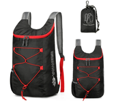 Mochila plegable multifuncional para exteriores IPRee, fabricada con nylon impermeable de alta densidad, mochila deporti