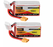 Batería de Lipo ZOP POWER 14.8V 1500mAH 100C 4S con enchufe XT60 para Eachine Wizard X220S FPV Racer RC Drone