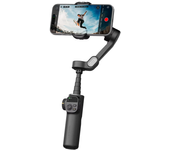 Gimbal para smartphone AOCHUAN Smart X2 de 3 ejes con varilla de extensión incorporada,pantalla OLED y tecnología anti-v