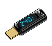 Pantalla LED transparente 240W USB4.0 40Gbps adaptador OTG de tipo C macho a tipo C hembra compatible con proyección de