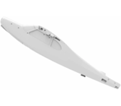 Volantex TrainStar 747-8 1400mm Avión RC Parte de Repuesto Fuselaje KIT sin Dispositivos Electrónicos