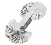 58PCS Medidor de paso de rosca métrica e imperial de acero inoxidable portátil y preciso para medición industrial