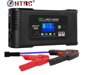 Cargador de batería para automóvil HTRC Large Power 35A 12V 24V para Moto Truck Motorcycle AGM Lead Acid PB GEL con pant