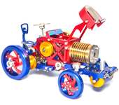 Motor de tractor Stirling de vacío de aleación de aluminio juguete educativo para niños