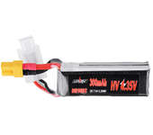 Batería Lipo URUAV 7.6V 300mAh 80C / 160C 2S HV 4.35V con conector XT30 para el dron de carreras en interiores EMAX Tiny