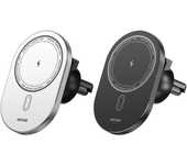 WEKOME WP-U207 Cargador inalámbrico magnético de 15W Soporte para teléfono en el coche Ventilación del coche Soporte de