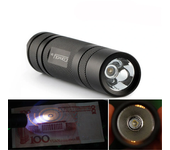 Linterna Convoy S2+ Nichia 365nm LED UV de un solo modo con reflector OP. Luz LED ultravioleta luz negra linterna UV.