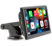 Reproductor MP5 portátil para coche AHD inalámbrico Carplay de 7" con bluetooth,ranura para tarjeta multimedia,imagen de