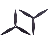 2 pares de hélices Gemfan Cinelifter 1070 10x7 10 pulgadas de fibra de vidrio y nailon de 3 palas para drones de carrera