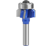 LAVIE Juego de brocas de enrutador de alta calidad de 8 mm de vástago y 4 flautas para carpintería, cortador de fresado