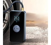 Bomba de aire portátil para coche de 100 W con cable o sin cable, con iluminación LED y pantalla digital, bomba inflable