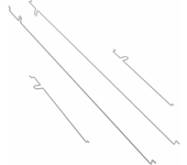 Conjunto de varillas de empuje de repuesto para avión RC VolantexRC Mini Mustang P-51D con una envergadura de 400 mm