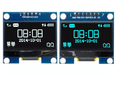 Módulo de pantalla OLED de 1.3 pulgadas blanco/azul 128X64 SPI/IIC Comunicación a través de I2C Color Tablero de pantall