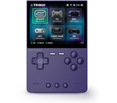 TRIMUI BRICK 128G Consola de videojuegos portátil 3.2'' pantalla IPS Sistema Linux Interfaz Trimui Panel trasero de meta
