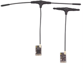 HAKRC ELRS 2.4GHz/915MHz RX Receptor de Largo Alcance para Dron de Carreras FPV con Antena Tipo T