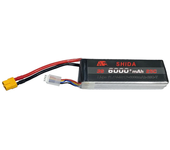 Batería LiPo 11.1V 6000mAh 25C 3S con conector XT60 para MJX Hyper 10208 7303 H8H+ H8H modelo de coche RC