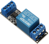 Módulo de relé de gatillo de nivel bajo de 1 canal y 3.3V con aislamiento de optoacoplador y terminal BESTEP para Arduin
