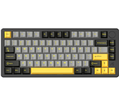 Tiburón de ataque X86 teclado mecánico para juegos de 82 teclas,tres modos,estructura de juntas,intercambiable en calien
