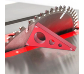 Escuadra de madera de bolsillo ángulo 30/60/90 bloque de aluminio calibrador escuadra triangular herramienta de medición