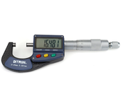 Ditron 511 micrómetro electrónico exterior de 0.001 mm de rango 0-25 mm con pantalla LCD extra grande Micrómetro digital