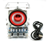 Placa amplificadora de audio Bluetooth LM386 de 5 W y 4ohmios y caja de altavoz DC de 5V, Kit electrónico DIY no ensambl