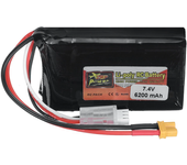 Batería LiPo ZOP Power 7.4V 6200mAh 2S con enchufe XT30 para radio Boxer/TX16S