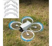 Cubierta de protección de hélices anticolisión de liberación rápida BRDRC para dron quadcopter DJI FLIP RC