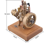 Modelo de motor de combustión interna de gasolina de 4 tiempos OHV de cilindro sencillo vertical H73 2.6cc Holt Tractor