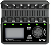 Cargador analizador de baterías AA/AAA NiMH/NiCD SKYRC NC2500 Pro DC 12V 3A